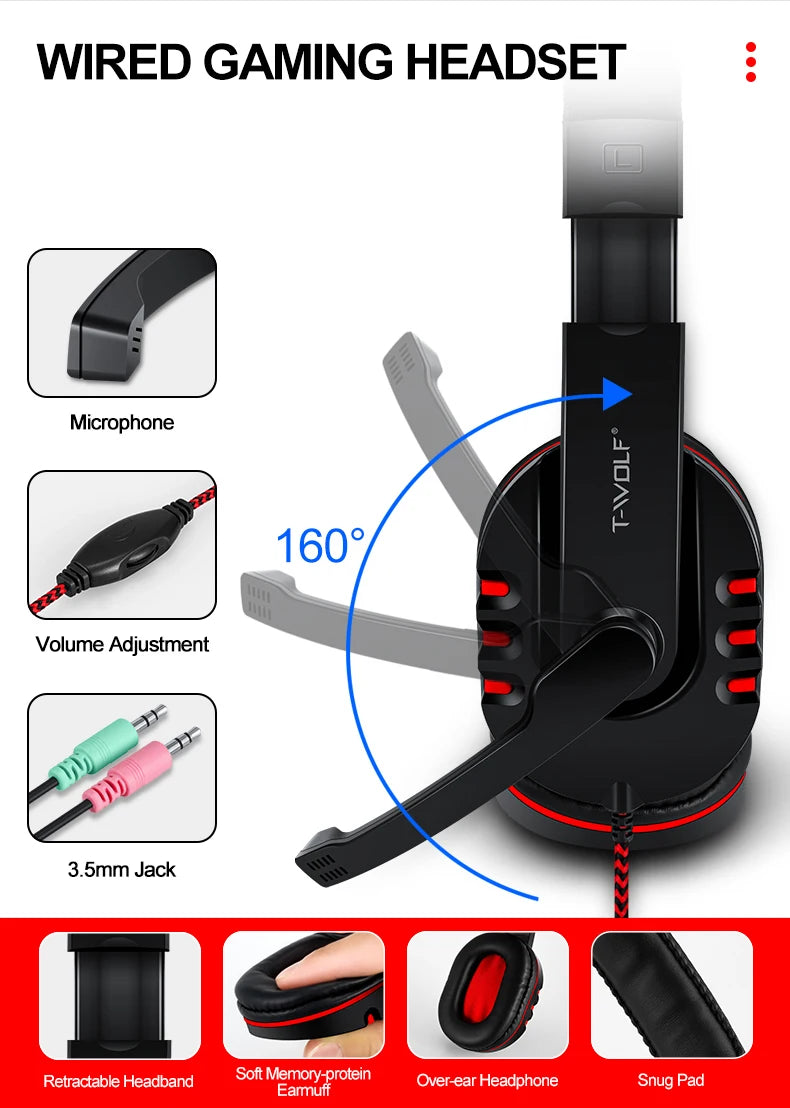 Hot Sale 5 in 1 RGB Light Gaming Combo 104 Keys USB Keyboard with LED Backlit Loudspeaker Headphone Mousepad for Laptop